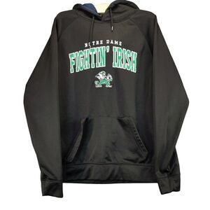 Colosseum Notre Dame Fighting Irish Hoodie Size M Embroidered Spell Out Logo